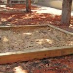 מתקן חצר לגני ילדים - ארגז חול מעץ