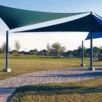 הצללות לגני משחקים - יריעת הצללה לשביל הליכה