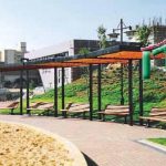 פרגולות וסככות צל - פרגולה מעץ ומתכת - עורב