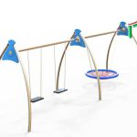 נדנדת קשת 3 מושבים