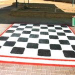 משחק רצפה דמקה - שחמט