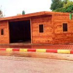 תחנות אוטובוס - תחנת אוטובוס מעץ באורך 10 מ'