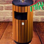 אשפתונים ופחים ציבוריים - אשפתון מודרני מעץ