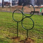 מתקן לכלבים - טבעות קפיצה בגבהים שונים