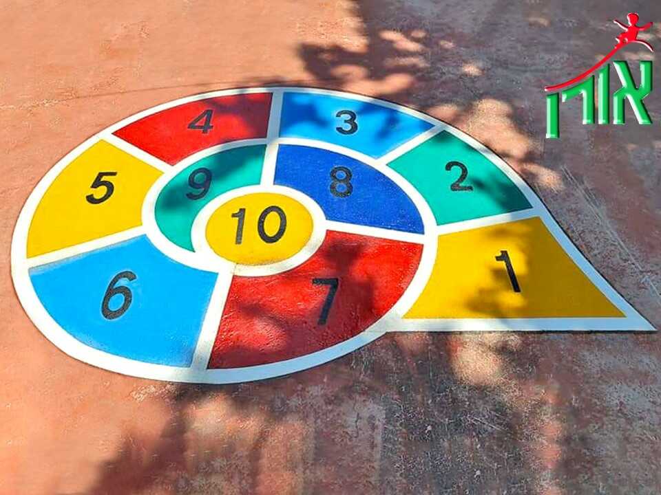 משחק רצפה שבלול מספרים