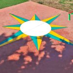 משחק רצפה שמש מצפן