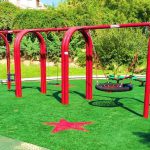 נדנדה מעוגלת 3 מושבים