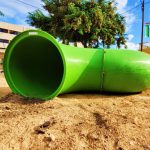 מתקן לכלבים - מנהרת צינור מפותלת 2 חלקים