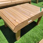 ריהוט עץ לגינה - סט ריהוט עץ לגינה