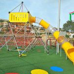 מתקני טיפוס לילדים - מתקן טיפוס חללית חבלים