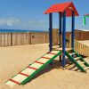 ⁦מתקן לכלבים - מתקן טיפוס רב תכליתי מעץ כולל מנהרה⁩ – תמונה ⁦3⁩