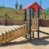 ⁦מתקן לכלבים - מתקן טיפוס רב תכליתי מעץ כולל מנהרה⁩ – תמונה ⁦2⁩