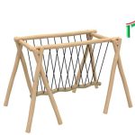 נדנדת קורה וחבלים