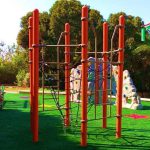 מתקני טיפוס לילדים - מתקן טיפוס משושה ממתכת