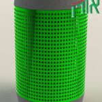 אשפתונים ופחים ציבוריים - אשפתון מתכת משולב בטון