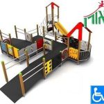 מתקן משחקים משולב לנכים