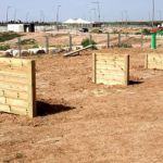 מתקן לכלבים - קיר קפיצה 3 גבהים