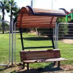 ספסלי רחוב - סככת צל כולל ספסל נירית