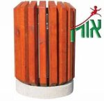 אשפתונים ופחים ציבוריים - אשפתון סורבון בסיס בטון