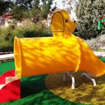 מתקן זחילה לפעוטות כלב