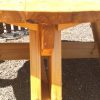 Круглый деревянный стол для пикника — изображение 3