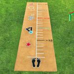 משחק רצפה קפיצה למרחק - חום - דשא סינטטי