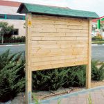 לוחות מודעות ושילוט - לוח מודעות כפרי מעץ