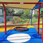 נדנדה מעוגלת קן לציפור