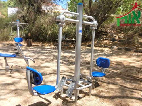 מתקן כושר ציבורי דחיקת רגליים - זוגי - LA-14107-2