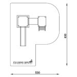 מתקן משחקים לגני ילדים – גפן – 1315 - שרטוט