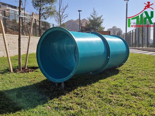 מתקן לכלבים - מנהרת זחילה מפלסטיק