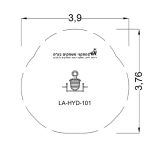 שרטוט מתקן כושר הידראולי - דחיקת חזה - LA-HYD-101