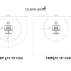 שרטוט מתקן כושר הידראולי - פשיטת ברכיים - LA-HYD-103