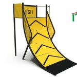 מתקן נינג'ה לפארקים - קיר סיום