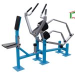 מתקן כושר משקולות חוץ - חתירה בתמיכת חזה