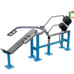 מתקן כושר משקולות חוץ - לחיצה בשיפוע חיובי