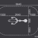מתקן כושר משקולות חוץ - לחיצה בשיפוע חיובי - שרטוט