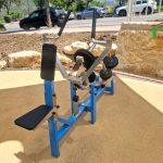 מתקן כושר משקולות חוץ – חתירה בתמיכת חזה - LA-PLIVE-09