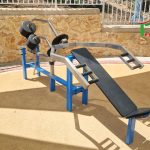 מתקן כושר משקולות חוץ – לחיצה בשיפוע חיובי - LA-PLIVE-05