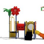 מתקן טיפוס לפעוטות - צ'יק צ'אק לפעוטות - NAT-052 MINI-D-1 - הדמייה - מבט מאחור