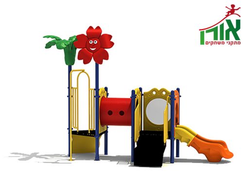 מתקן טיפוס לפעוטות - צ'יק צ'אק לפעוטות - NAT-052 MINI-D-1 - הדמייה - מבט מאחור