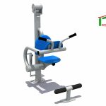 מתקן כושר הידראולי – אימון בטן - LA-HYD-114 - הדמייה