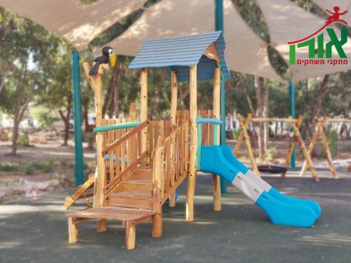 מתקן משחקים מעץ רוביניה – אבן שמואל - DL-08302