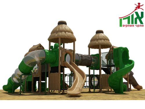 מתקן שעשועים ממתכת - בונגלוס - 99021 - הדמייה - מבט מאחור