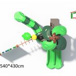 מתקן שעשועים ממתכת - הילי - 99084 - הדמייה - מבט על