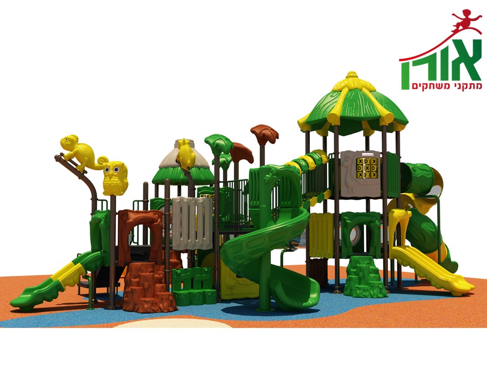 מתקן שעשועים ממתכת – ספארי - 99024 - הדמייה